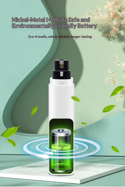 Quiet Electric Nail Grinder with LED Light & Safety Guard