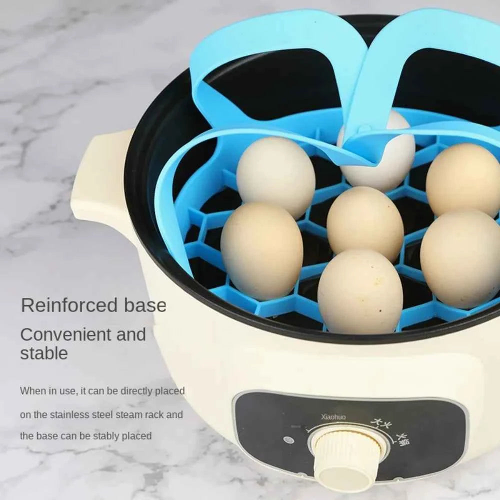 Pressure Cooker Sling Steamer Silicone Foldable Anti-scalding Sling Steamer Bakeware Lifter Instant Pot for 6 Qt/8 Qt Drain Rack