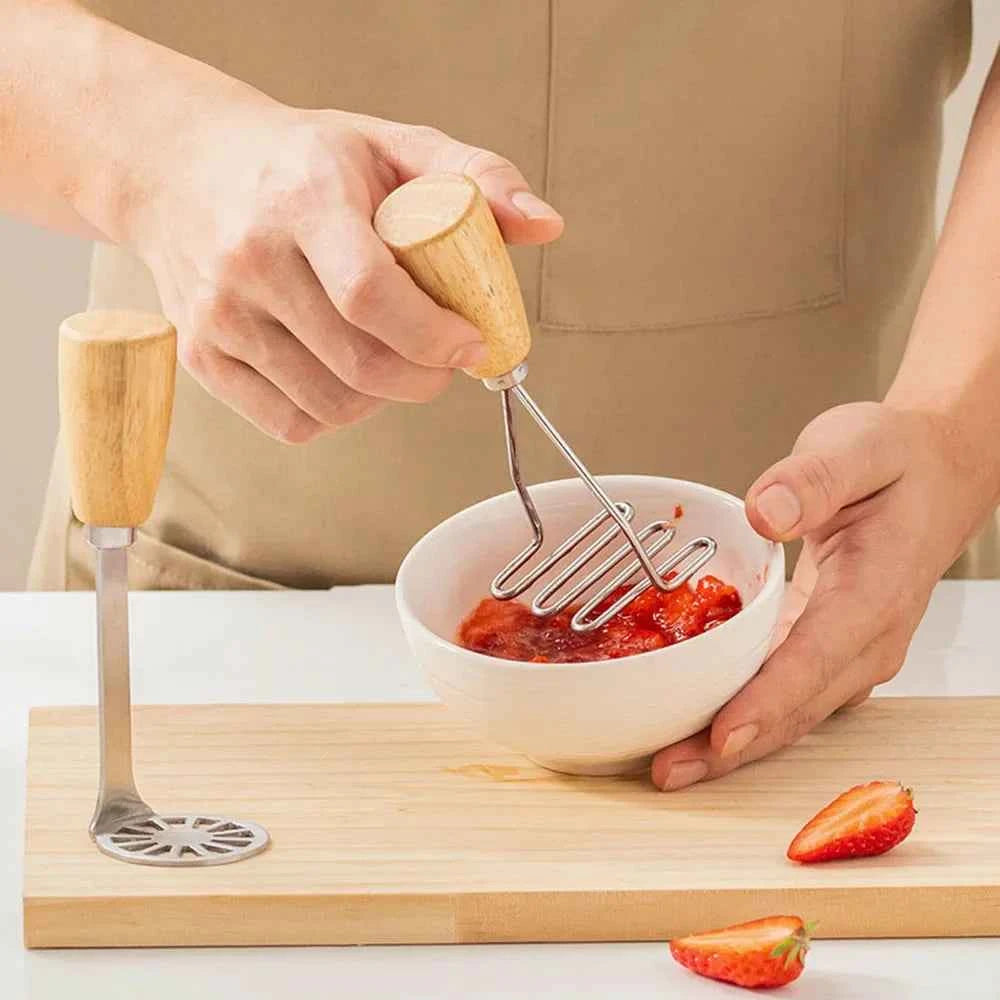 Mud Press Masher Puree Juice Maker For Baby Food Supplement Stainless Steel Potatoes Crusher Pusher Fruit Tools Kitchen Gadget