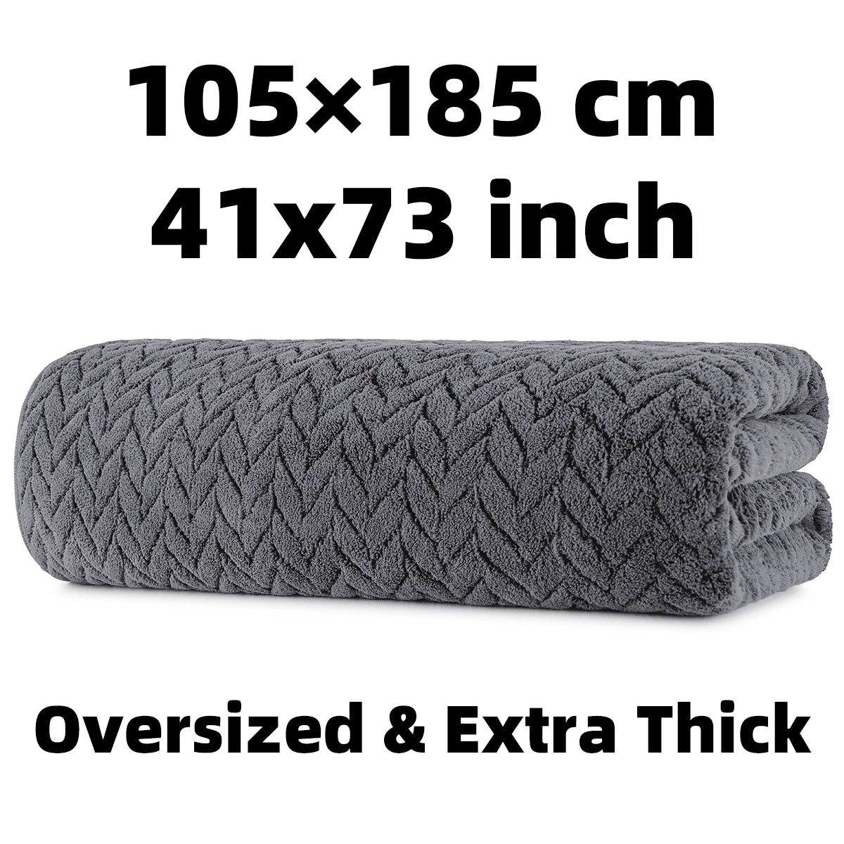 1 Thick, Extra-Large Quick-Drying Towel, 105x180cm, Enlarged and Thickened - Bath Towel