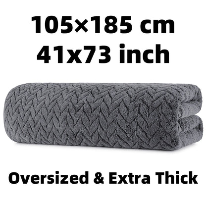 1 Thick, Extra-Large Quick-Drying Towel, 105x180cm, Enlarged and Thickened - Bath Towel