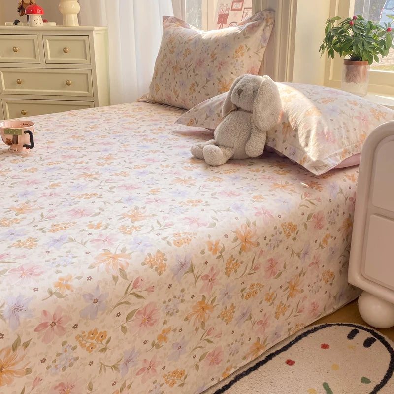 100% Cotton All-Season Flat Sheet, Wrinkle-Resistant