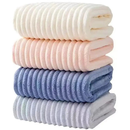 Premium Microfiber Bath Towel — Quick-Dry, 4 Colors, Gift Ready