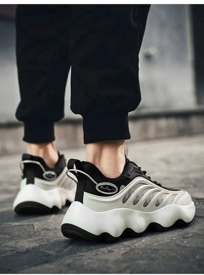Men’s Casual Breathable Fashion Sneakers — Lightweight Running Shoes