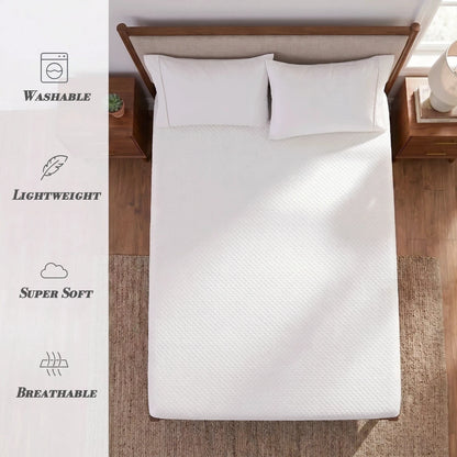 Waterproof Fitted Sheet, 15-Inch Deep Pocket, Elastic