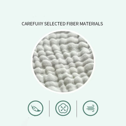 Pure Cotton Bubble 6 Layers Baby Bath Towel Kids Swaddle Wrap Bedding Muslin