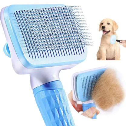 Self-Cleaning Needle Comb for Cats & Dogs