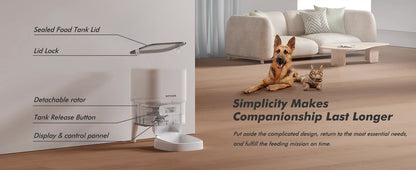 4.5L Smart Automatic Feeder, App Remote Control