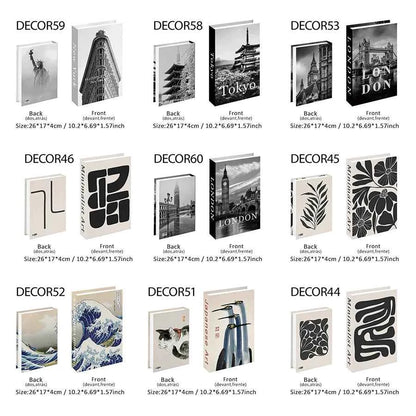 Decorative Faux Books Storage Box Coffee Table Hotel Bedroom Living Room Bookshelf Home Decor Interior Aesthetics Shooting Props