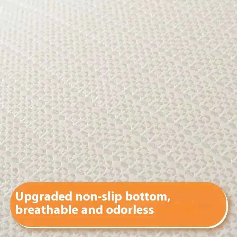 VIKAMA Flannel Round Rug Earth Moon Bedroom Sofa Living Room Bedside Rug Soft Soundproof Noise Reducing Carpet Home Decoration