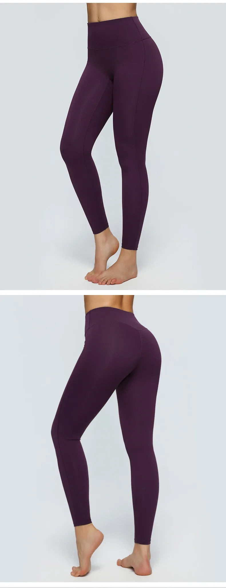 Women’s Naked-Skin Yoga Leggings — High Stretch Butt Lifting Fitness Pants