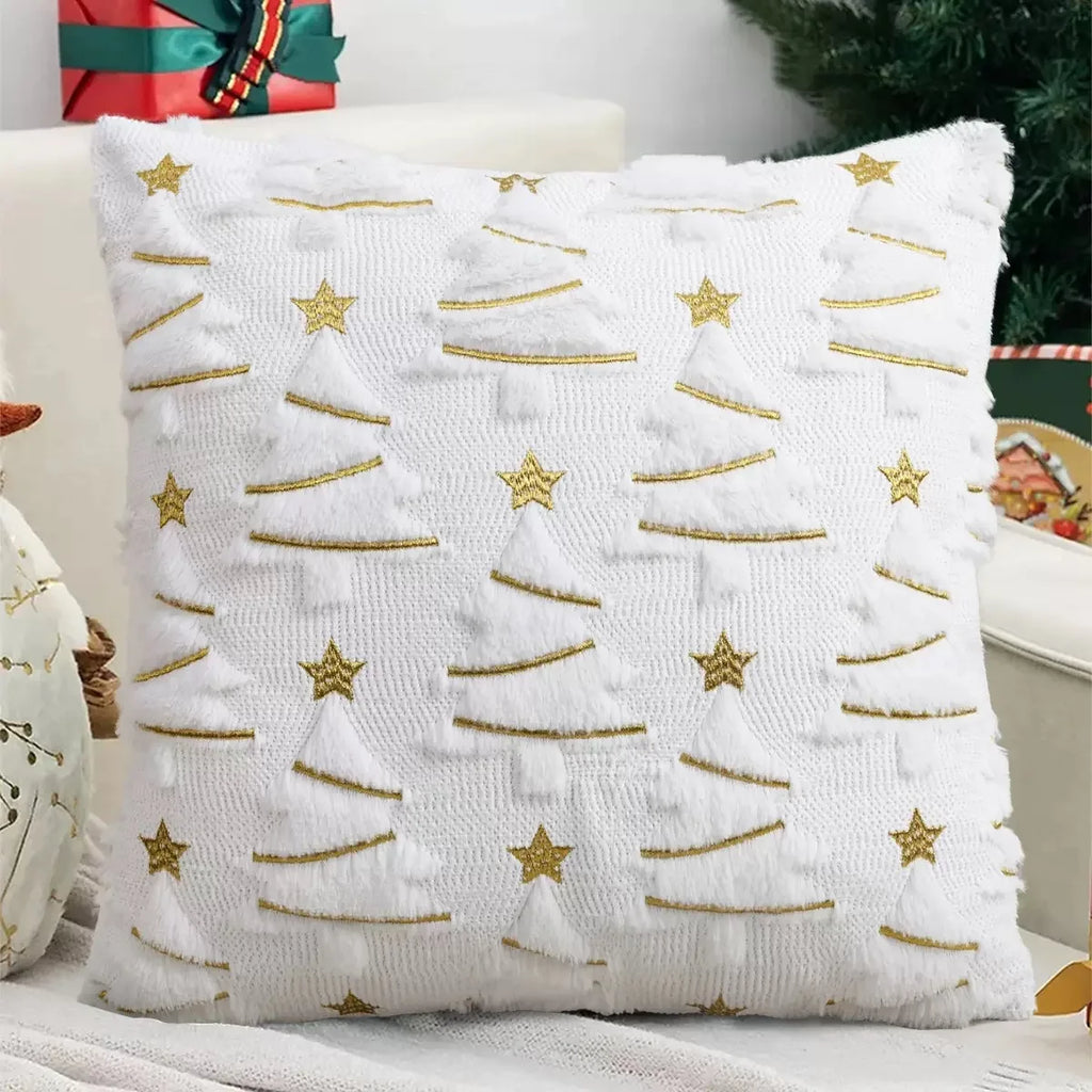 3D Halloween Imp Embroidered Pillowcase