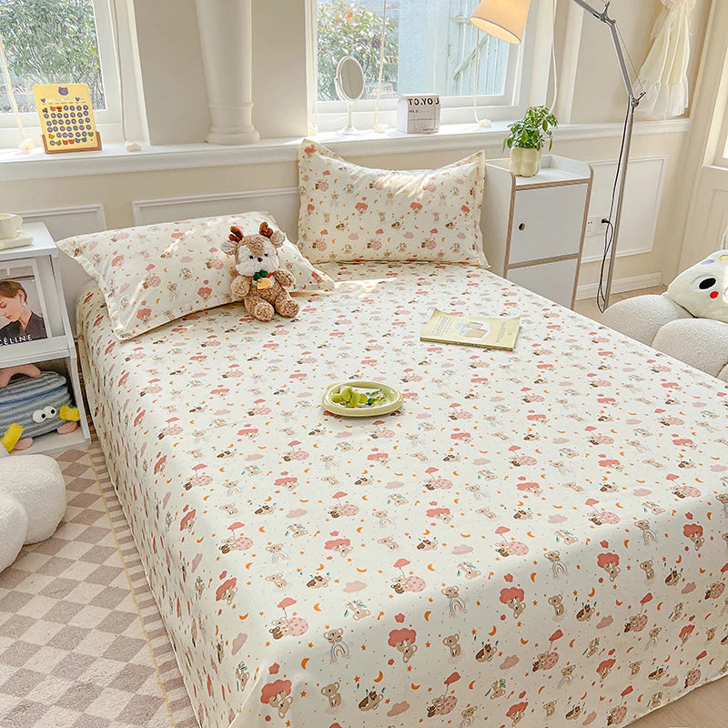 Floral Nordic Flat Sheet, Dorm & Student Bedding