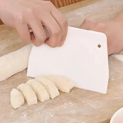 Multipurpose Dough Cutter & Bowl Scraper – Bread, Fondant, Cake & Pastry Baking Tool