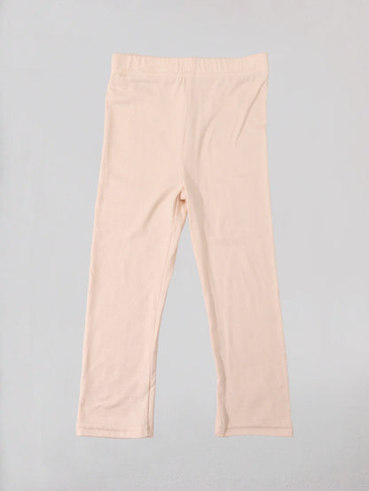 Girl Pants Soft Elastic Kids Leggings Candy Color Girls Skinny Pant Solid Color Trousers for Aged 2-12 Years Children Daily Wear
