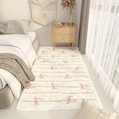 VIKAMA Korean-style Fresh Carpet Home Decor, Suitable for Living Room and Bedroom Floor Mat, Anti-slip, Soft and Comfortable