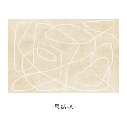 Japanese Minimalist  Living Room Decoration Plush Carpet Soft Rugs for Bedroom Lounge Rug Non-slip Fluffy Mat Large Area Carpets