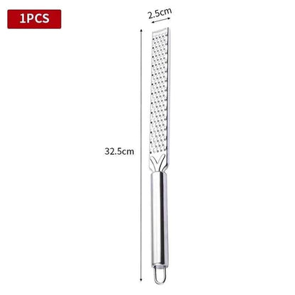 Stainless Steel Long Handle Cheese Grater Cheese Scrubber Lemon Chocolate Scraping Tool Home Kitchen Accessories