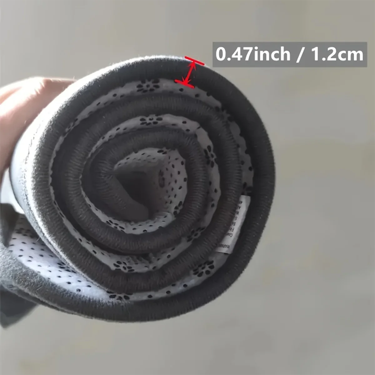 Thickened kitchen L-shaped absorbent floor mat household flannel non-slip anti-fall mat dirt-resistant oil-absorbing foot mat