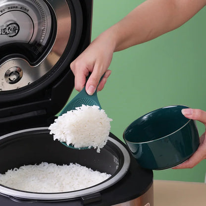 New Plastic Rice Spoon Food Grade Household Non-Stick Rice Cooker Serving Rice Spoon Kitchen Utensils High Temperature Resistant