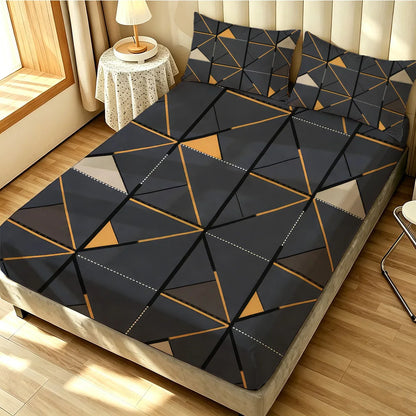3-Piece Brushed Microfiber Bedding Set, Sheet + 2 Cases