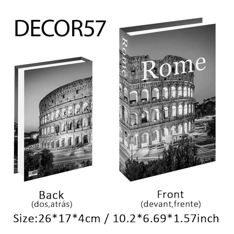 Decorative Faux Books Storage Box Coffee Table Hotel Bedroom Living Room Bookshelf Home Decor Interior Aesthetics Shooting Props