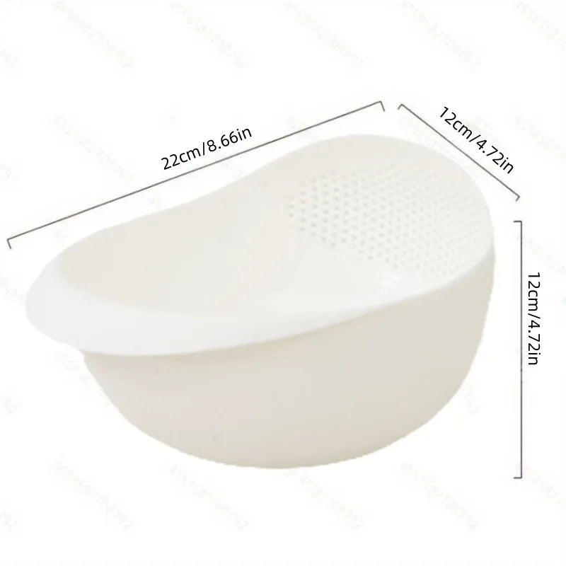 Rice Drainage Basket & Multi-Purpose Kitchen Sieve – Fruit, Vegetable & Food Strainer
