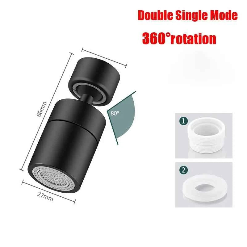 360°Universal Kitchen Faucet Anti-splash Aerator Bathroom Tap Rotatable Faucet 2 Mode Tap Nozzle Bubbler Kitchen Sink Faucet