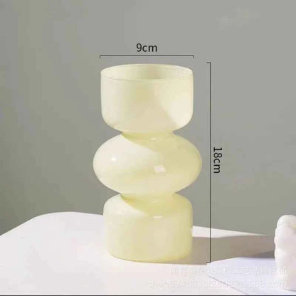 Nordic Creative Personality Retro Glass Vase, Hydroponic Plant, Table Vase, DIY Flower Arrangement Container, New