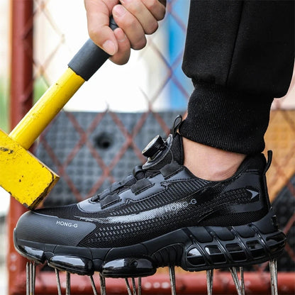 Men’s Safety Work Shoes — Steel Toe, Puncture-Proof & Anti-Smash