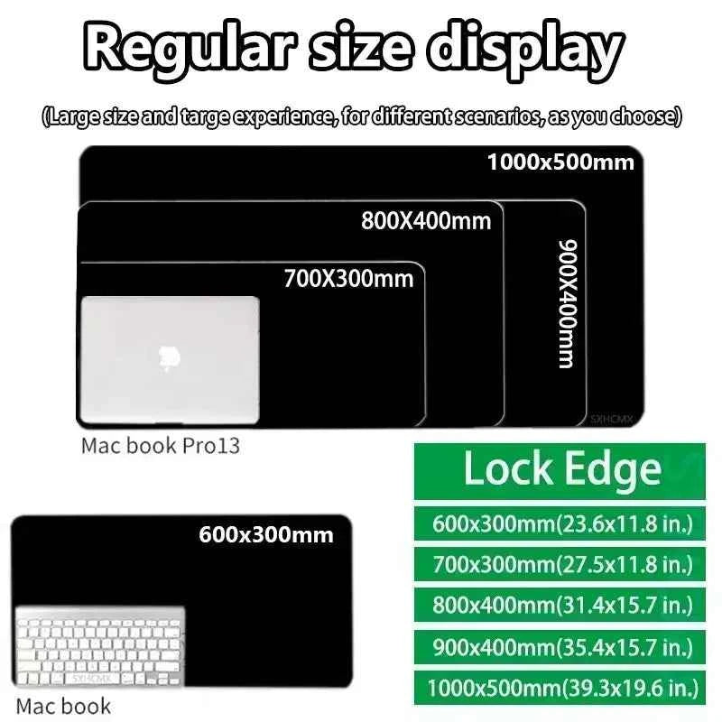 Mouse Pad Hazbin Hotel Game Player Computer Accessories Table Pad Laptop Keyboard Pad Coaster PC Carpet Anime Game Mousepad XXL