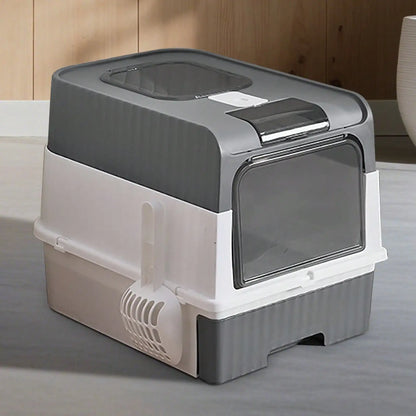 Enclosed Litter Tray with Sifting Scoop Kit