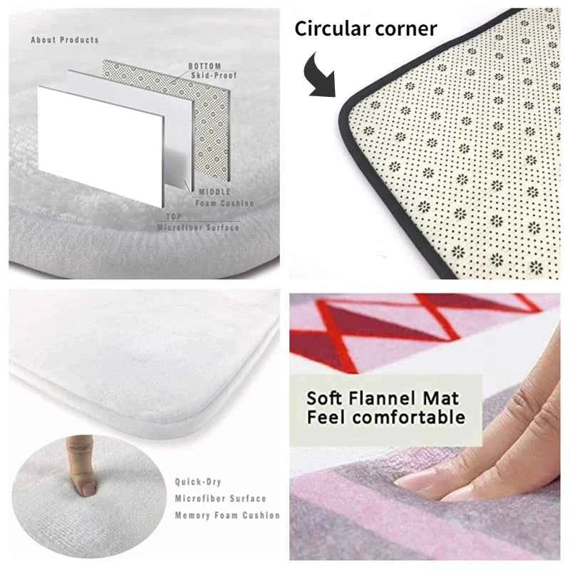 Nordic Light Luxury Carpet Abstract Art Decoration Home Living Room Large Rugs 200×300 Bedroom Cloakroom Plush Foot Mat Washable