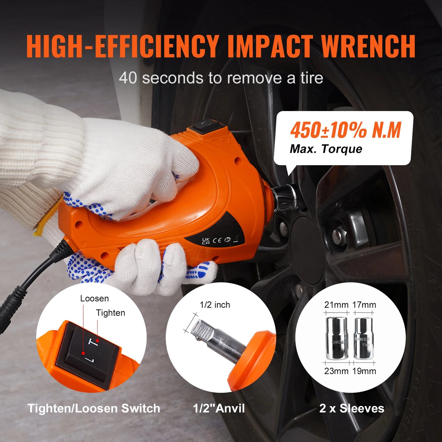Electric Car Jack 3T Scissor Jack with Electric Impact Wrench 12V for SUV Truck Tire Change with Double Saddle