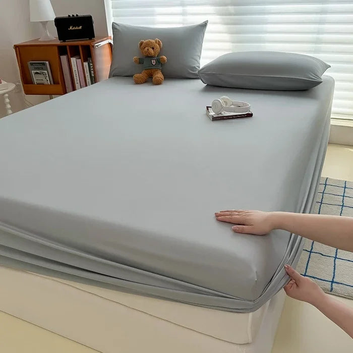 Solid Color Fitted Sheet | Single to Queen