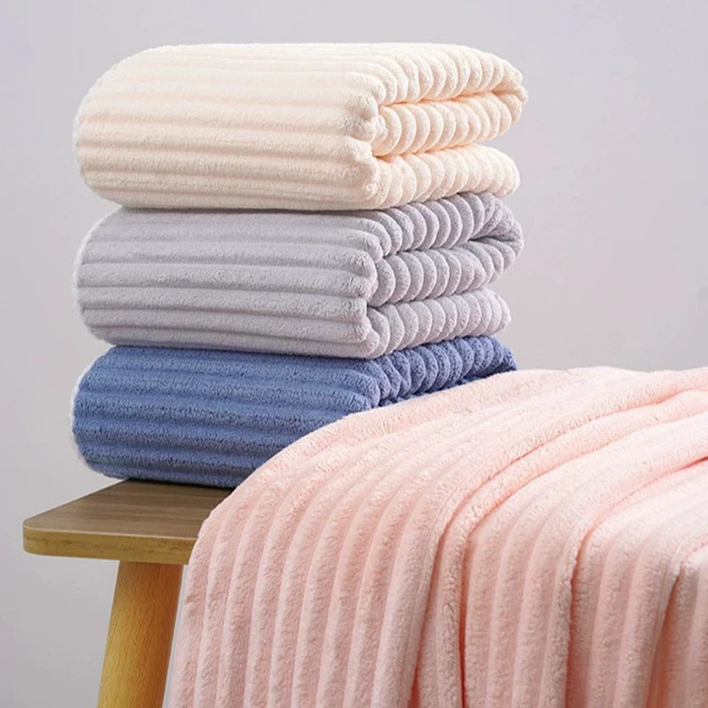 Soft Thickened Water Absorbent Bath Towel Household Wrap Towel Outdoor Beach