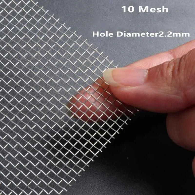 4 - 500 mesh,All Size 304 Stainless Steel Filter Wire Mesh Woven Wire Sieve Plate Screen Mesh