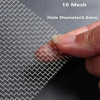 4 - 500 mesh,All Size 304 Stainless Steel Filter Wire Mesh Woven Wire Sieve Plate Screen Mesh