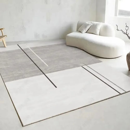 VIKAMA Light Luxury Flannel Area Rug – Non-Slip Washable Soft Carpet for Living Room & Bedroom