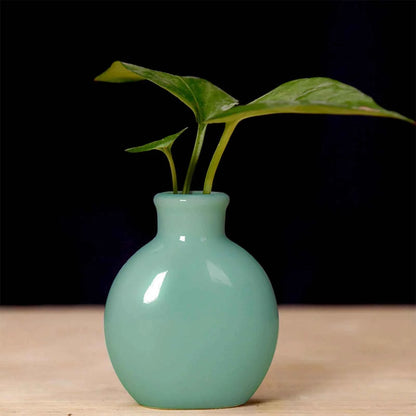 Ceramic Flower Vase Pot Hydroponic Bottle Creative Vase for Plants Office Desktop Ornament Home Room Decor Garden Flowerpot