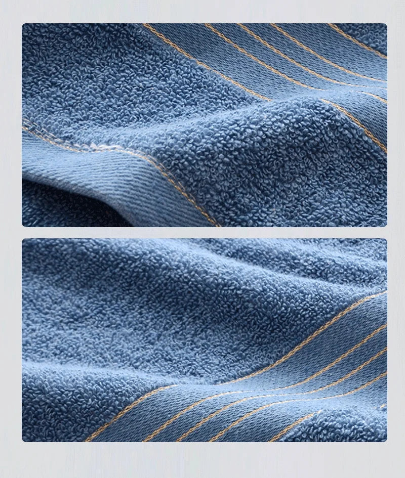 Thick Cotton Face Towel, 75x35cm Couples Set