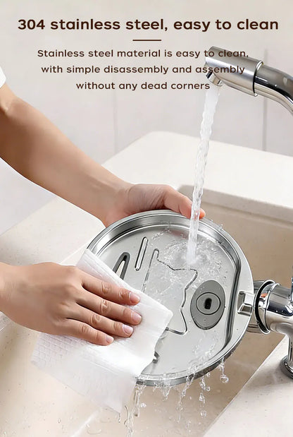 Stainless Steel Cat Water Fountain, 74oz, Quiet Pump