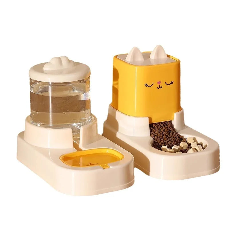 Battery-Powered Cat Water Fountain, Wireless Flow