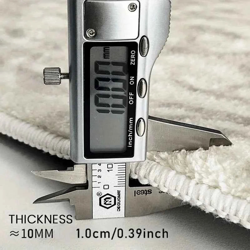 Cream Style Irregular Carpet Minimalist Bedroom Rugs Living Room Lounge Non-Slip Home Decorative Comfortable Soft Floor Mats