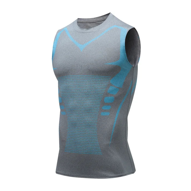 Men’s Compression Tank Top — Quick-Dry Gym Muscle Vest