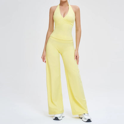 Women’s 2-Piece Yoga Tracksuit — High Waist Leggings & Sports Top