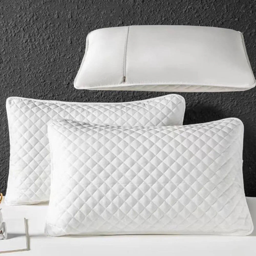 Cotton Anti-Mite Pillow Protector, Half-Pack Grey