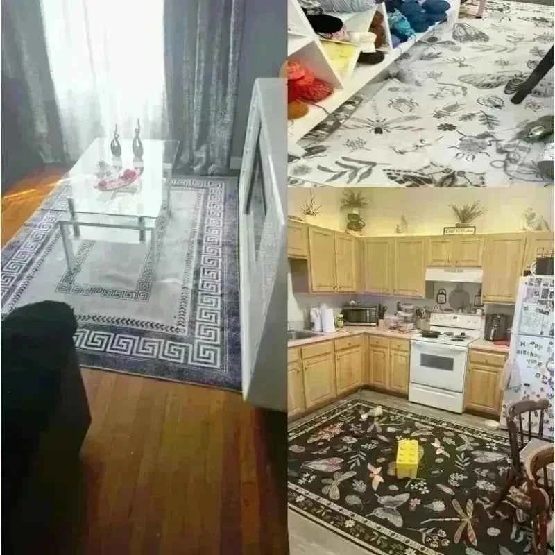 Sports Theme Racing Track Basketball Court Soccer Field Carpet Kids Play Mat Home Decoration Non-Slip Floor Mat Rugs for Bedroom