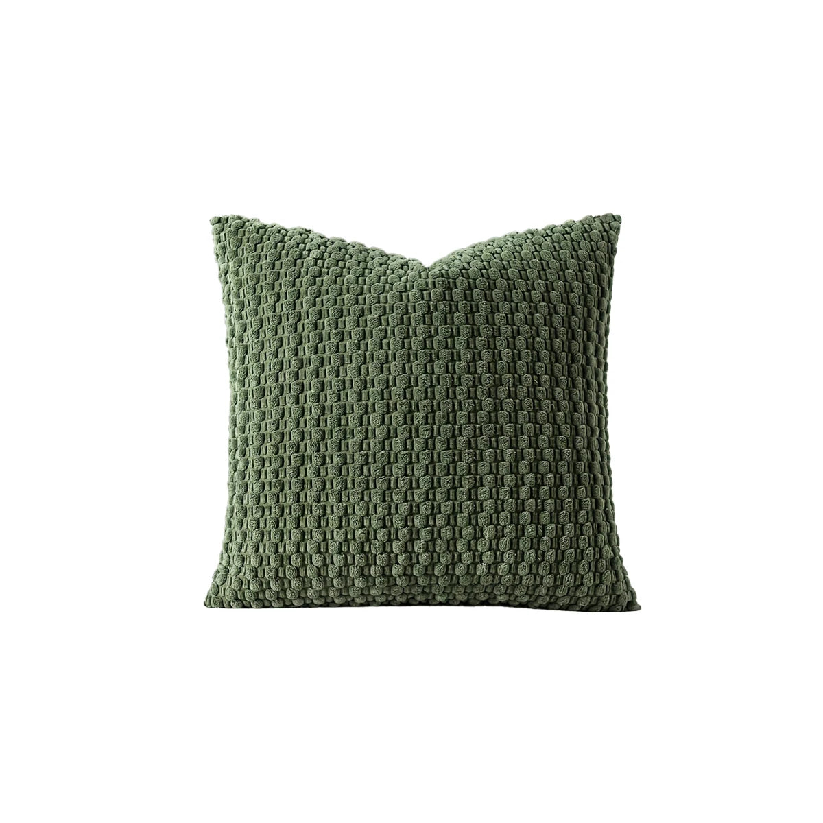 Boho Striped Corduroy Cushion Cover, Dark Blue