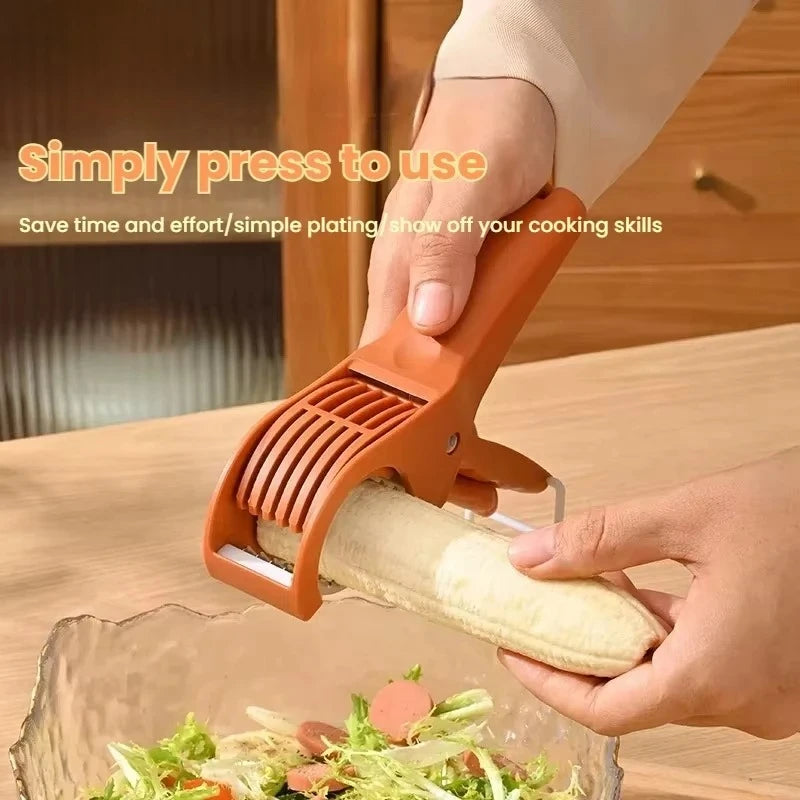 Stainless Steel Multi-Function Vegetable & Fruit Slicer – Salad Prep Kitchen Tool